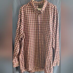 Vintage Wrangler Rugged Wear Checkered Casual Shirt, 3X Tall